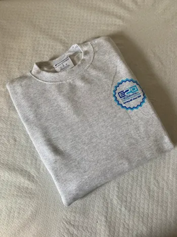 Sweat Champion Gris - Édition Limitée E2D Eliminate The Digital Divide