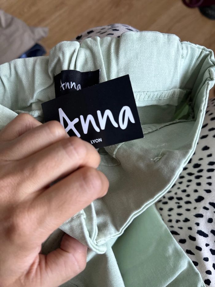 Short taille haute S/M vert d’eau - photo numéro 5