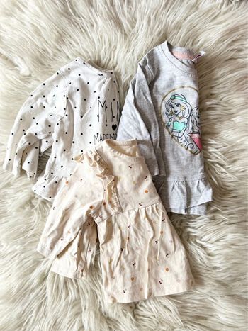 Fille 👧🏻 Lot 3 tshirt manches longues - kiabi taille 3 mois