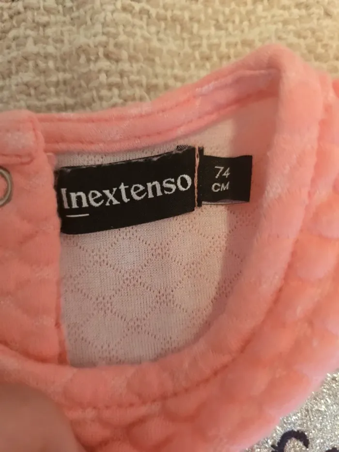 Robe chat corail 12 mois In extenso - photo numéro 3