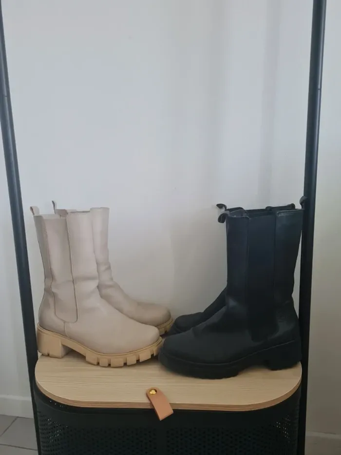 Lot de deux paires de bottines