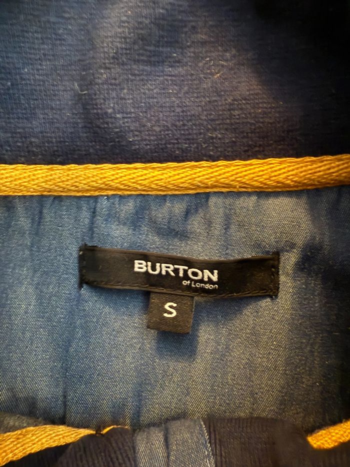 Pull 1/4 zip Burton of London gris Taille S - photo numéro 4