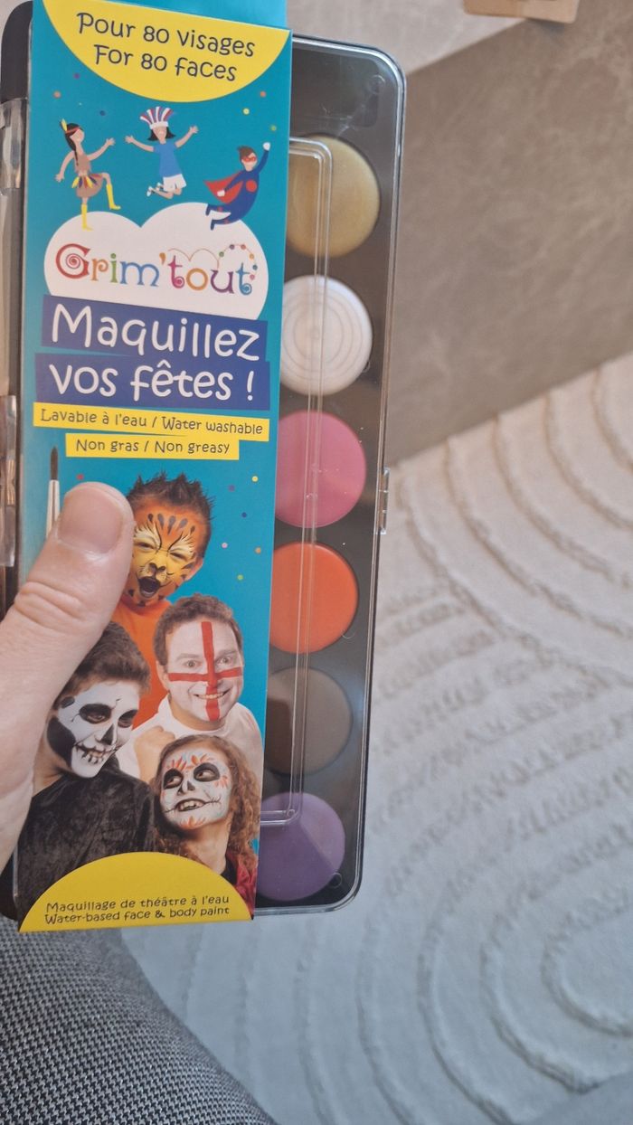 Maquillage palette 12 couleurs +pinceau - photo numéro 5