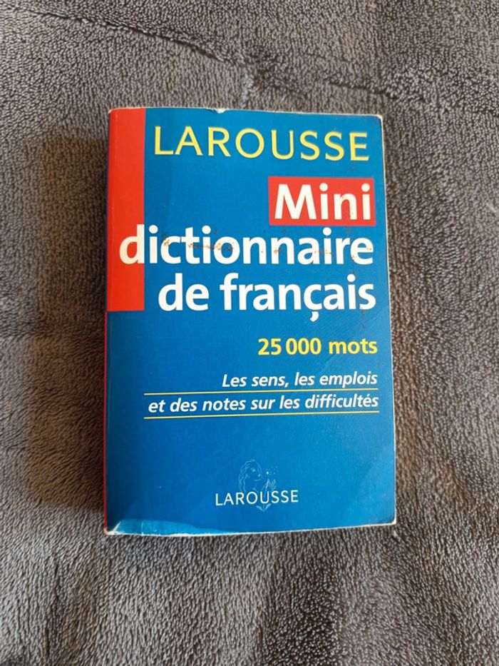 Mini dictionnaire de français