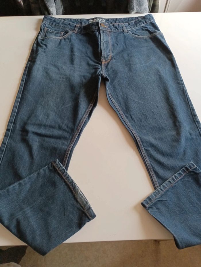 Pantalon jeans homme Kiabi taille 48 coupe droite