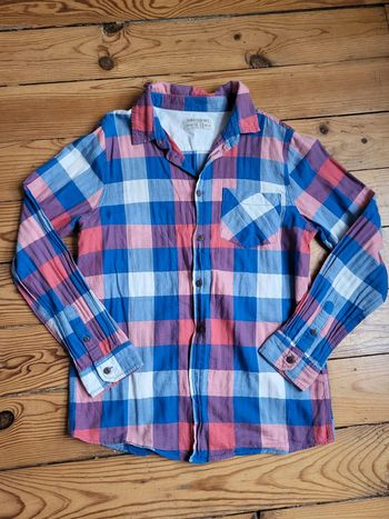 Chemise carreaux 12 ans