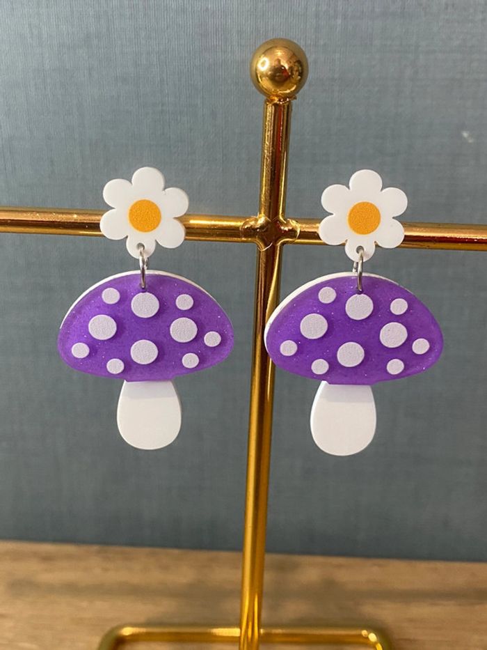 Boucles d oreilles Champignon tendances