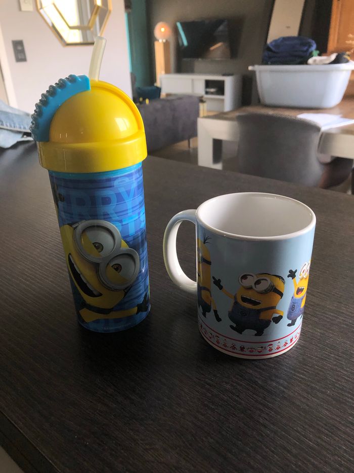 Lot tasse et gourde mignon - photo numéro 3