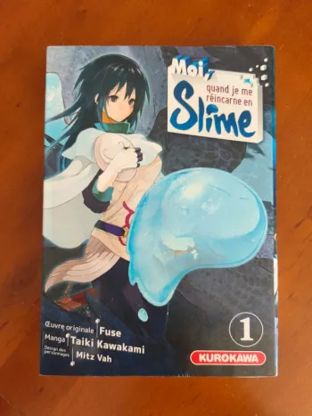 Manga moi, quand je me réincarne en slime tome 1 (éditions kurokawa)
