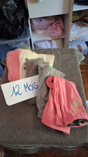 Lot leggings 12 mois