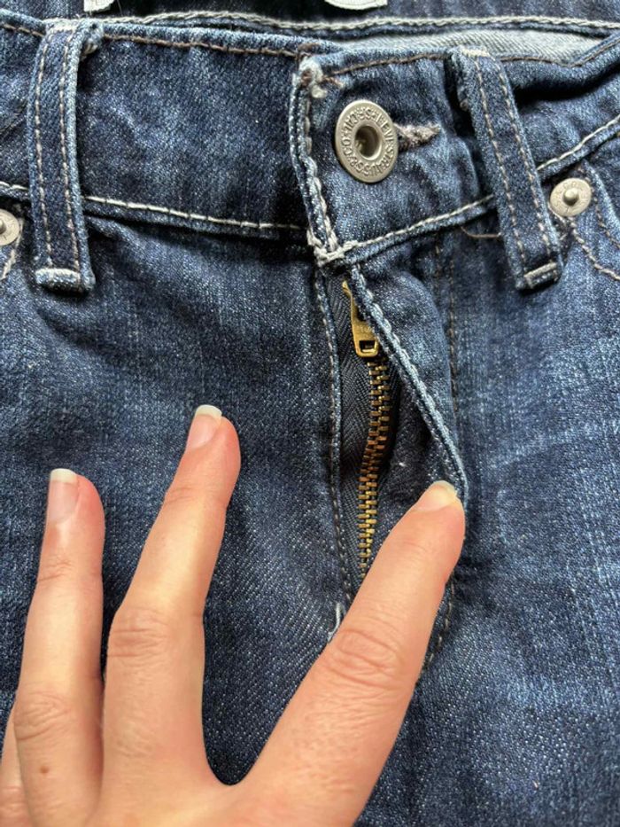 Jean Levi’s homme 510 Super Skinny W28 L28 M/38 Bleu foncé – Coupe Slim-Skinny - photo numéro 7