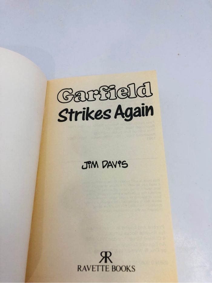 Garfield Strikes Again édition en anglais - photo numéro 3