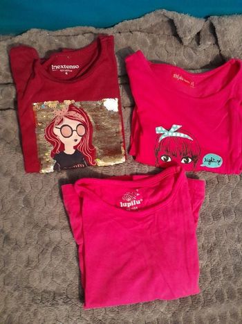 Lot tee shirt manches longues