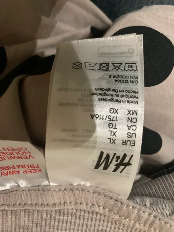 Tee shirt H&M manches longues taille XL - photo numéro 6