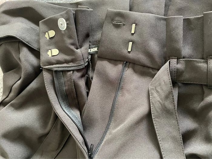 Pantalon noir léger taille haute été - photo numéro 8
