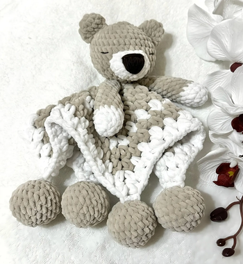 🧸✨ Doudou ourson au crochet 🧶🤎