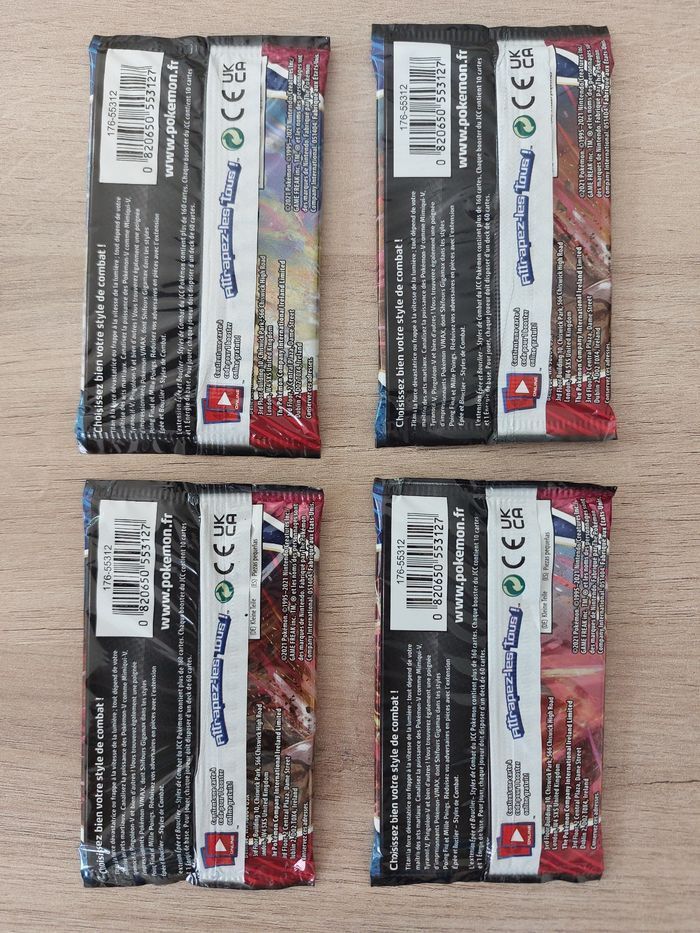 4 booster style de combat  scellés FR - photo numéro 2