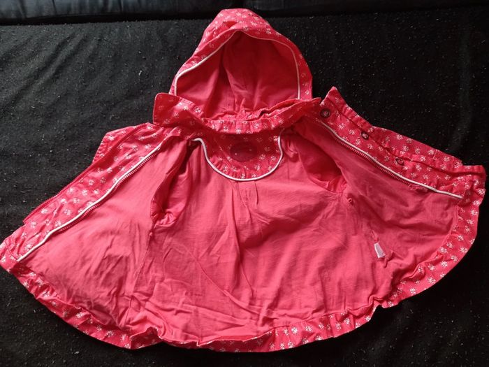 Veste coupe-vent doublée polaire taille 6 mois - photo numéro 5