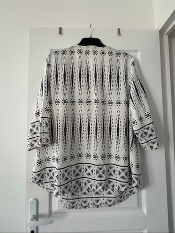 Blouse à motifs – Manches 3/4 – Taille 50/52