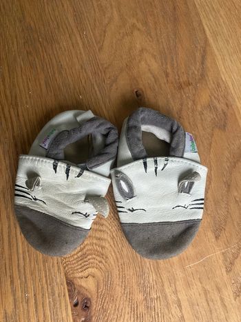 Chaussons cuir Bibalou