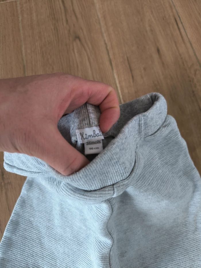 Pantalon jogging gris clair - photo numéro 3