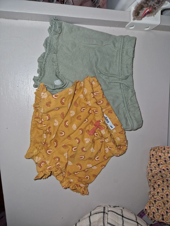 Lot de 2 shorts fille