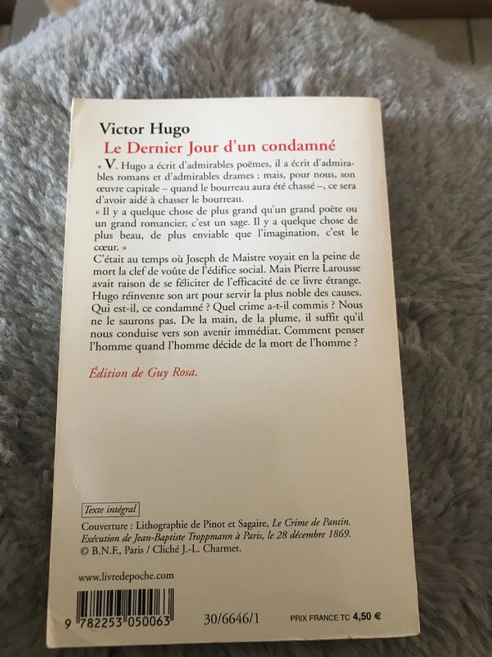 Livre Le dernier jour d’un condamné - photo numéro 3