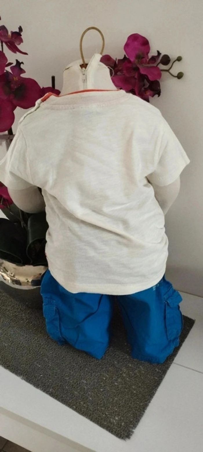 Ensemble Disney T-shirt Tigrou et Short Cargo - photo numéro 6