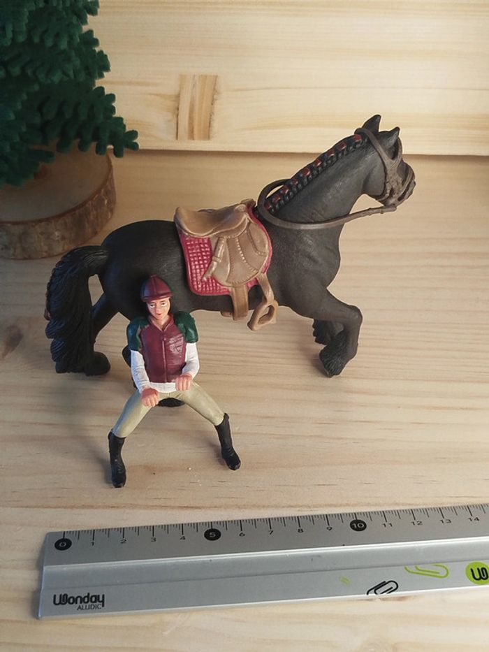 Schleich cavalière et jument Figurine Animal équidé - photo numéro 7