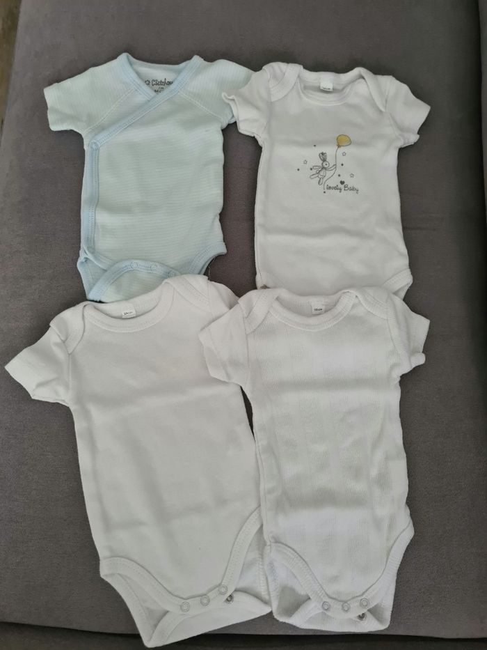 Lot bodies manches courtes