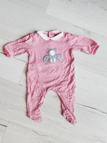Vêtement bébé fille pyjama Obaïbi rose coccinelle 3 mois