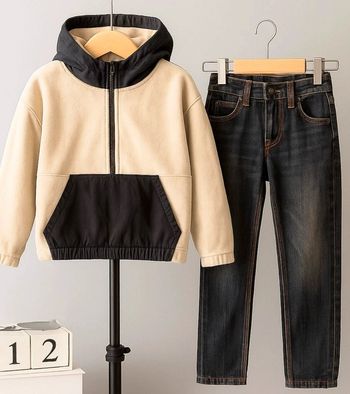 Veste Polaire à capuche Enfant 10 ans