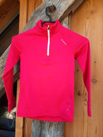 Haut thermique Oxylane 8 ans fuchsia