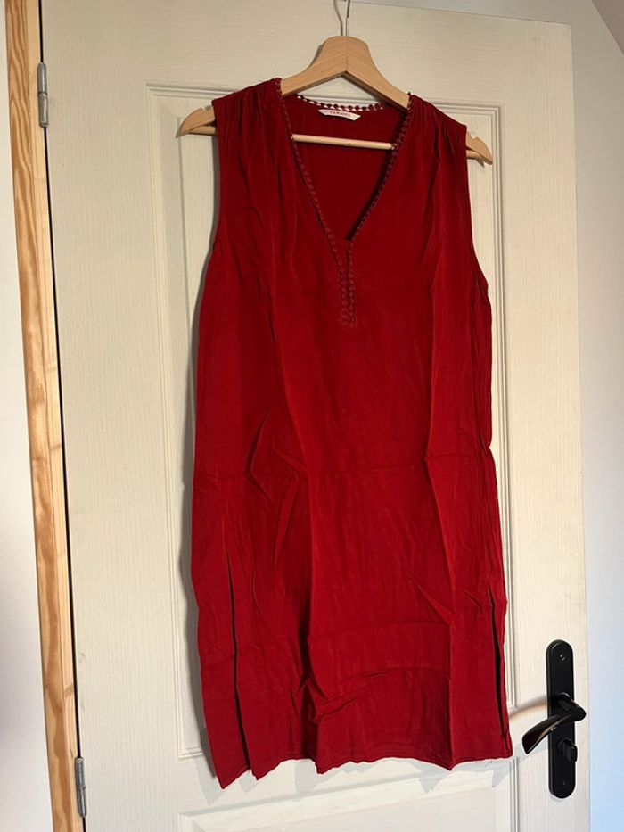 Robe bordeau camaïeu