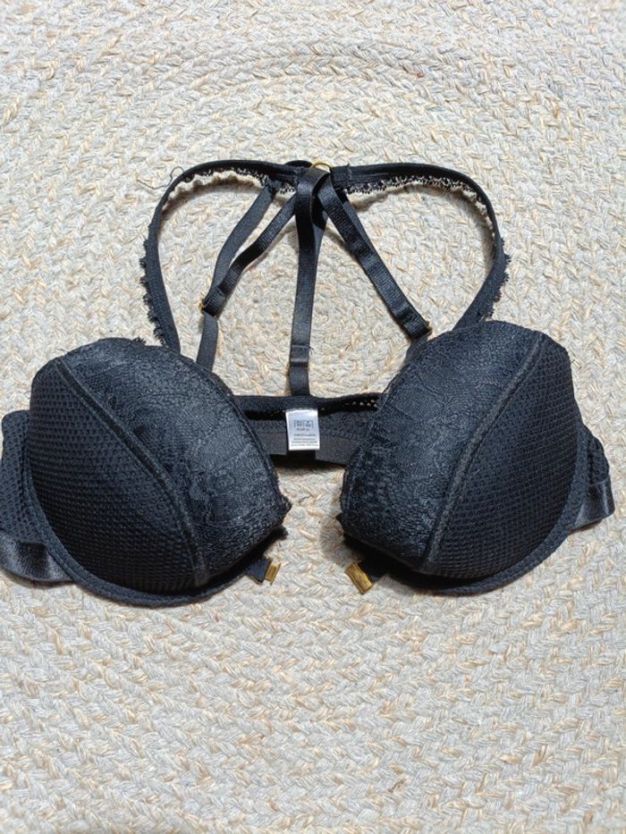 Soutien-gorge noir dentelle puch-up - photo numéro 3