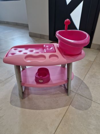 Table à langer avec baignoire + pot Ecoiffier