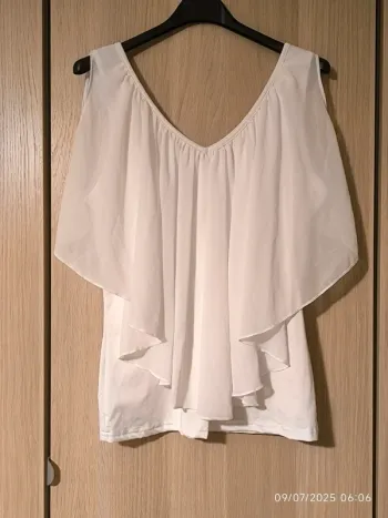 Haut blanc (M)