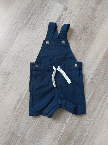 Salopette short 6 mois