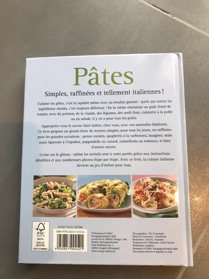Livre recettes de pâtes - photo numéro 2