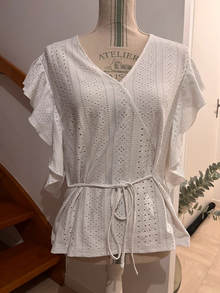Haut blanc Shein M