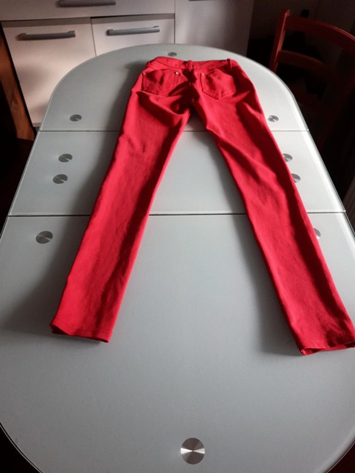 Jegging rouge T36 - photo numéro 5
