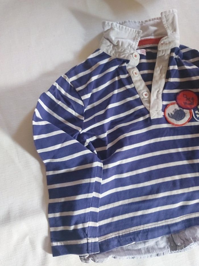 Polo manches longues DPAM - photo numéro 4