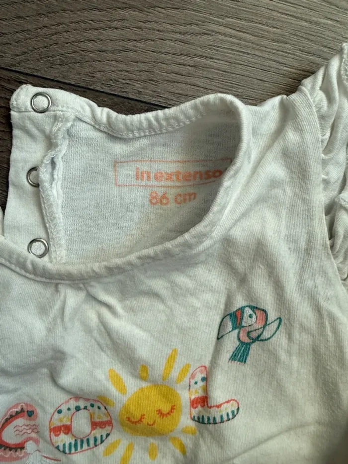 Lot 2 t shirt MC in extenso 18 mois - photo numéro 7