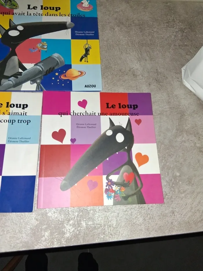 Lot de 3 livres le loup de chez azou - photo numéro 4
