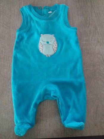 Pyjama sans manche fille ou garçon 1 mois
