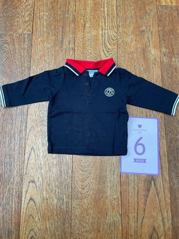 Polo jacadi manches longues