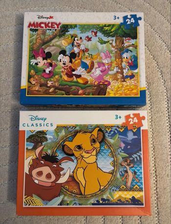 Lot de 2 puzzles 24 pièces 3+