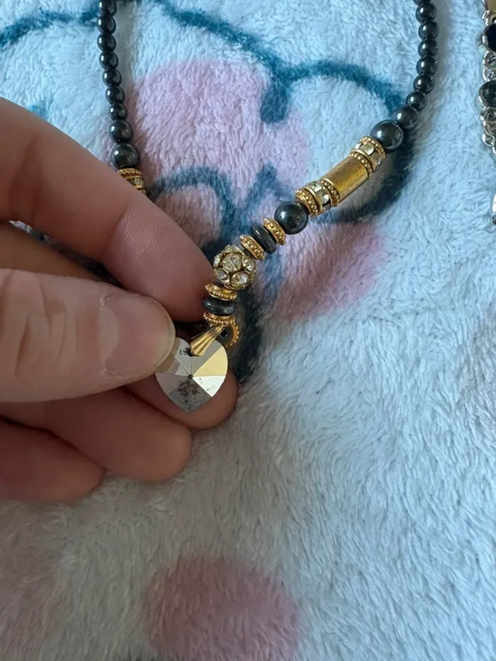 Ensemble pendentif cœur - photo numéro 7