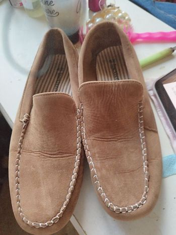 Chaussure mocassin daim 42