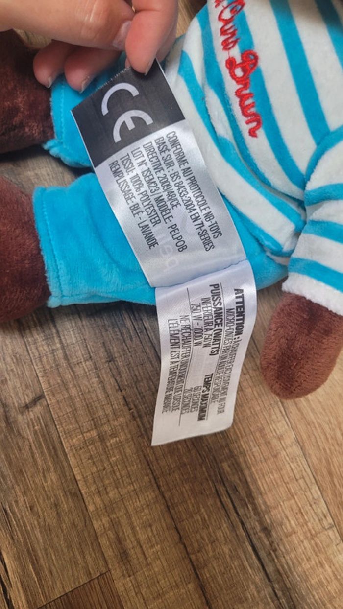 Petit ours brun bouillotte - photo numéro 4